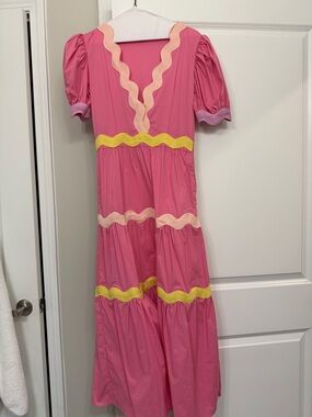 Pink CeliaB Maxi with Ric Rac